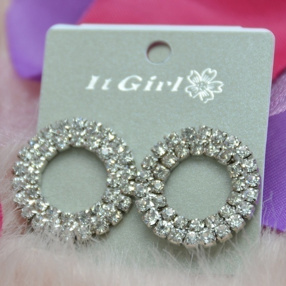 Rhinestone Earrings - Picture 1 of 1